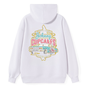 Johnny Cupcakes Retro Print Back Hoodie