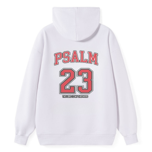 "Psalm 23" Sports Jersey Style Back Hoodie