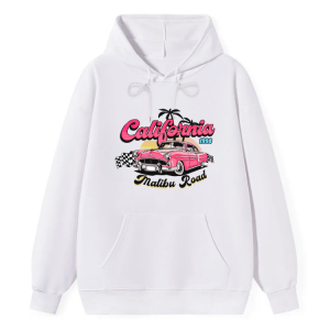 California Retro Car Graphic Hoodie